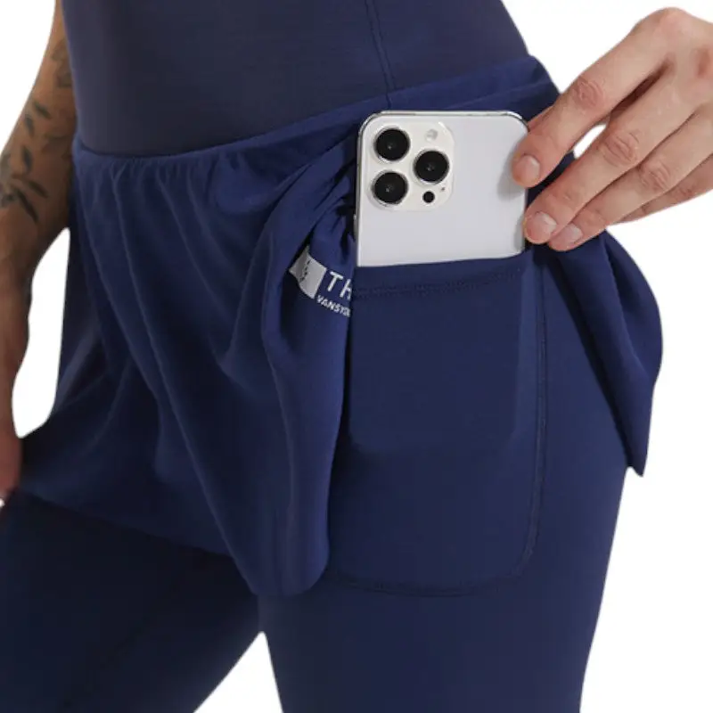 Legging jupe 2 en 1 femme sport randonnée - Image 7