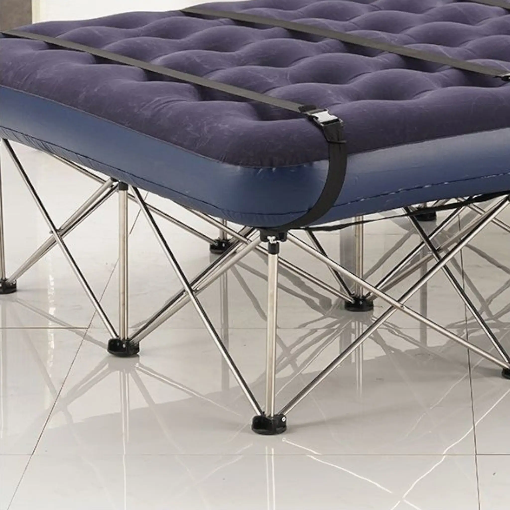 Lit de camp pliable 2 places - Image 10