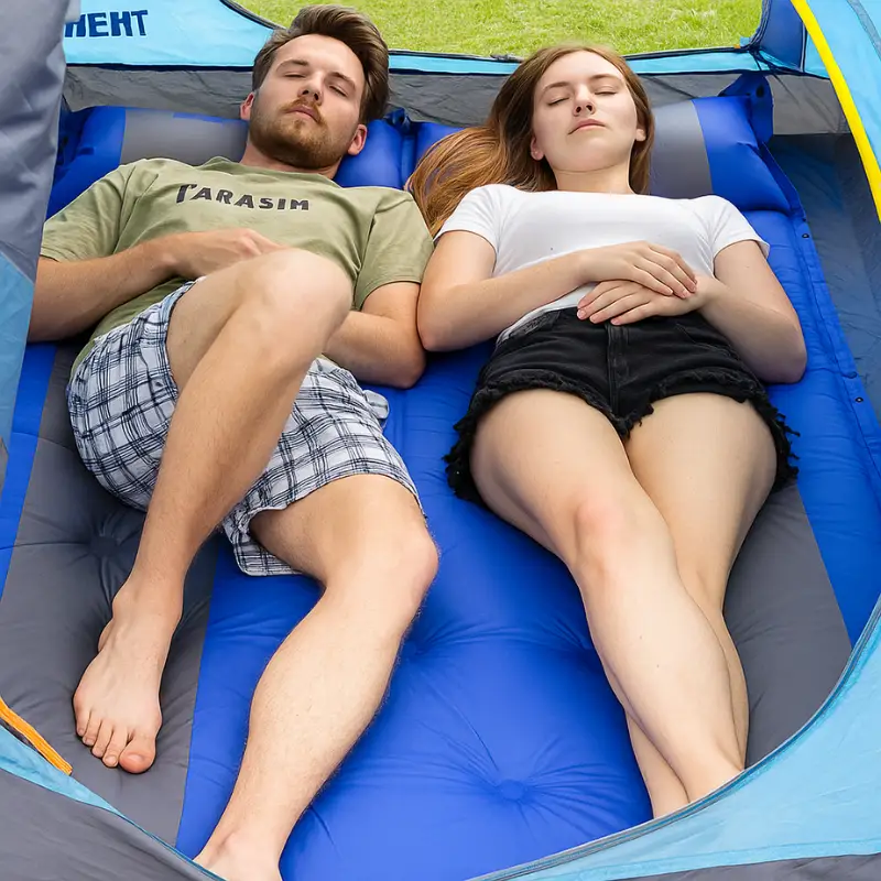 Matelas de camping gonflable 2 personnes - Image 5