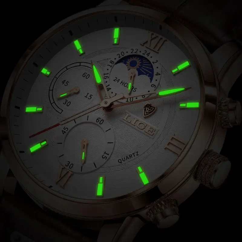Montre analogique en cuir - Image 10