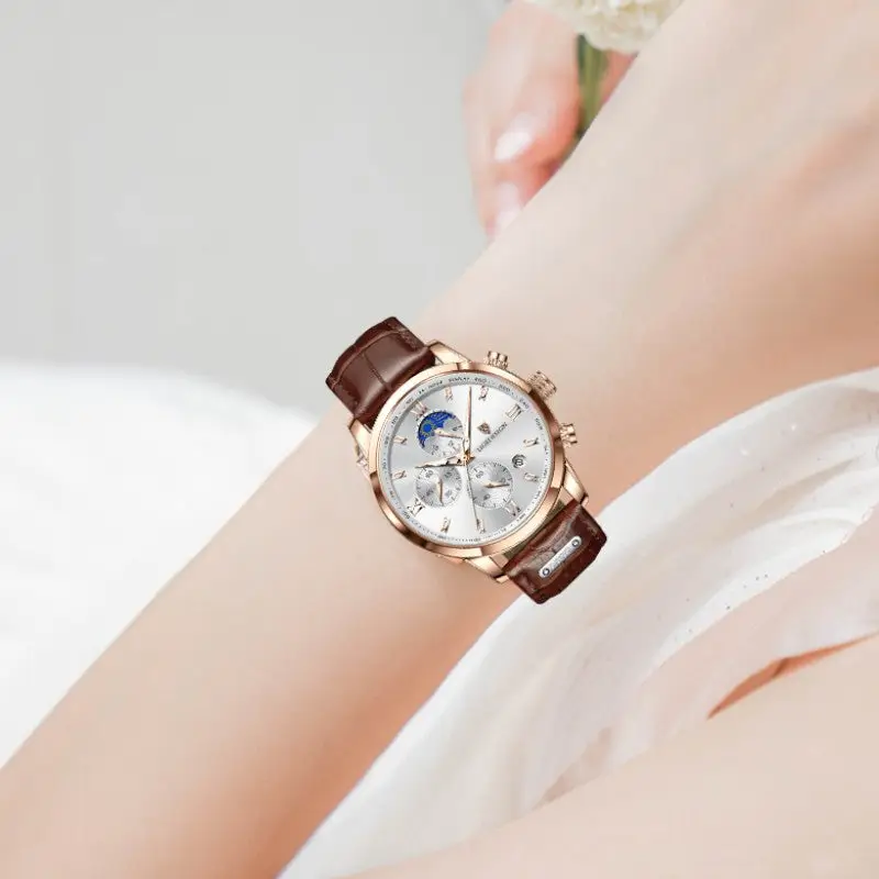 Montre analogique en cuir - Image 7