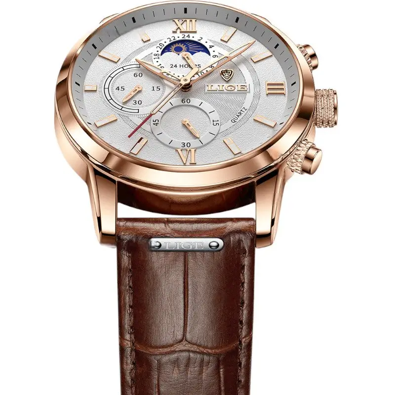 Montre analogique en cuir - Image 9