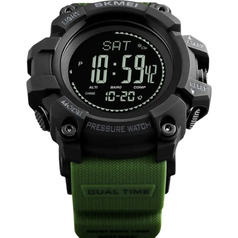Montre homme sport militaire avec baromètre et boussole - Image 10