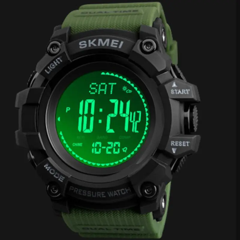 Montre homme sport militaire avec baromètre et boussole - Image 12