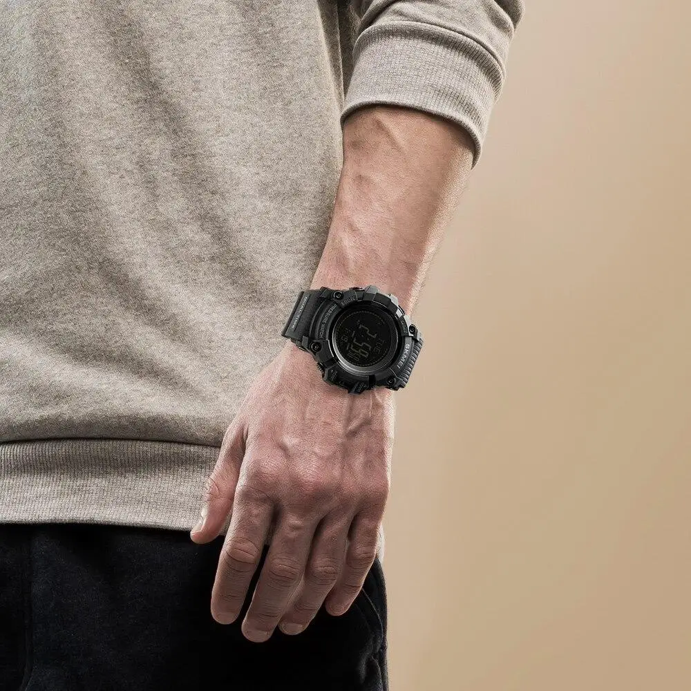 Montre homme sport militaire avec baromètre et boussole - Image 8
