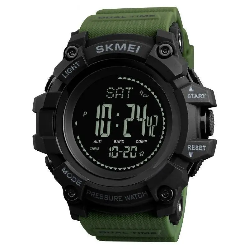 Montre homme sport militaire avec baromètre et boussole - Image 9
