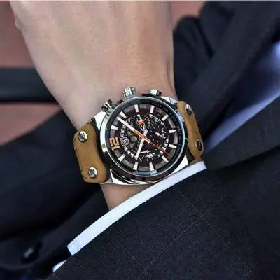 MONTRE MILITAIRE - CUIR VERITABLE - Image 14