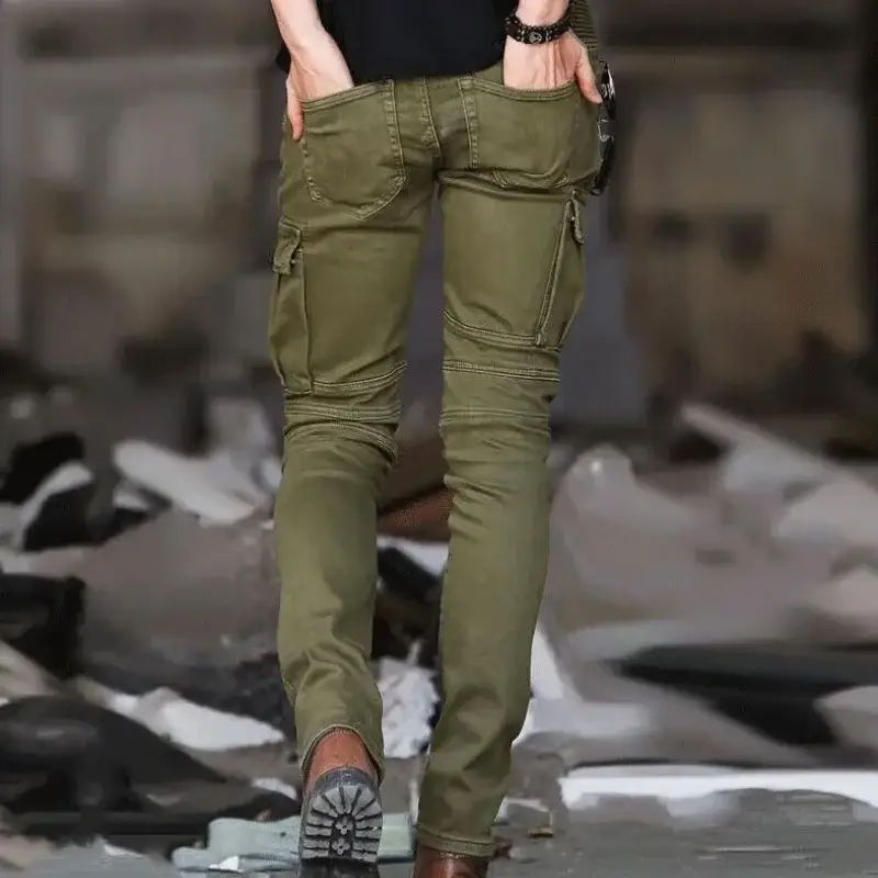 Pantalon moto treillis - Image 3