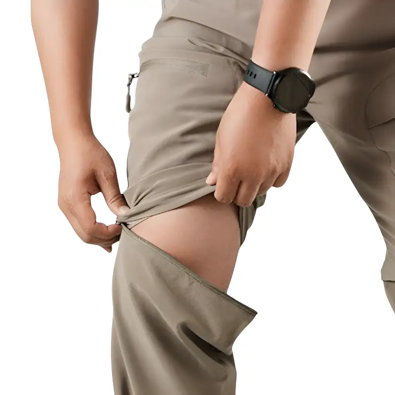 Pantalon randonnée homme beige - Image 9