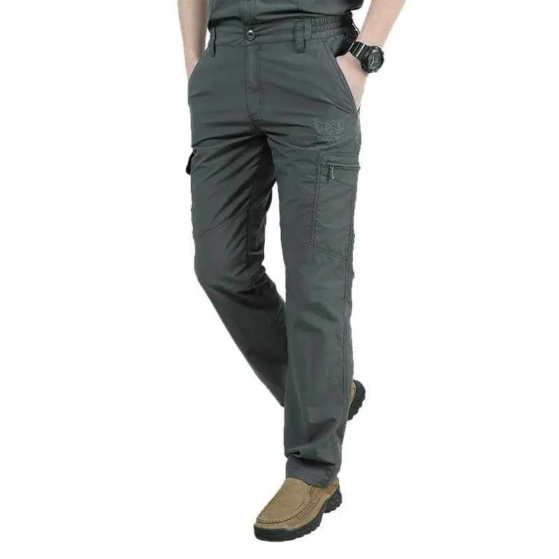 Pantalon treilli noir homme - Image 12
