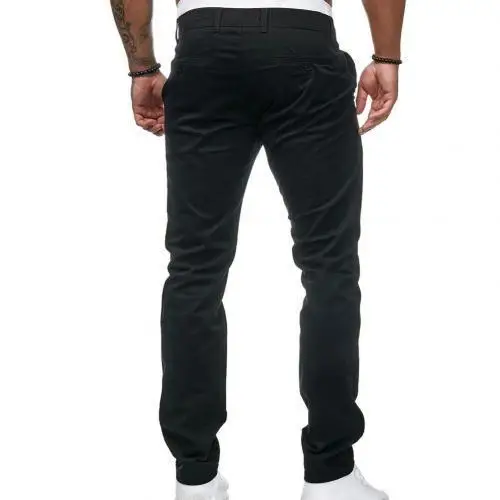 Pantalon treillis blanc homme - Image 4
