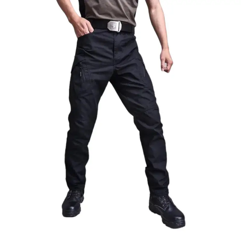 Pantalon treillis noir - Image 3