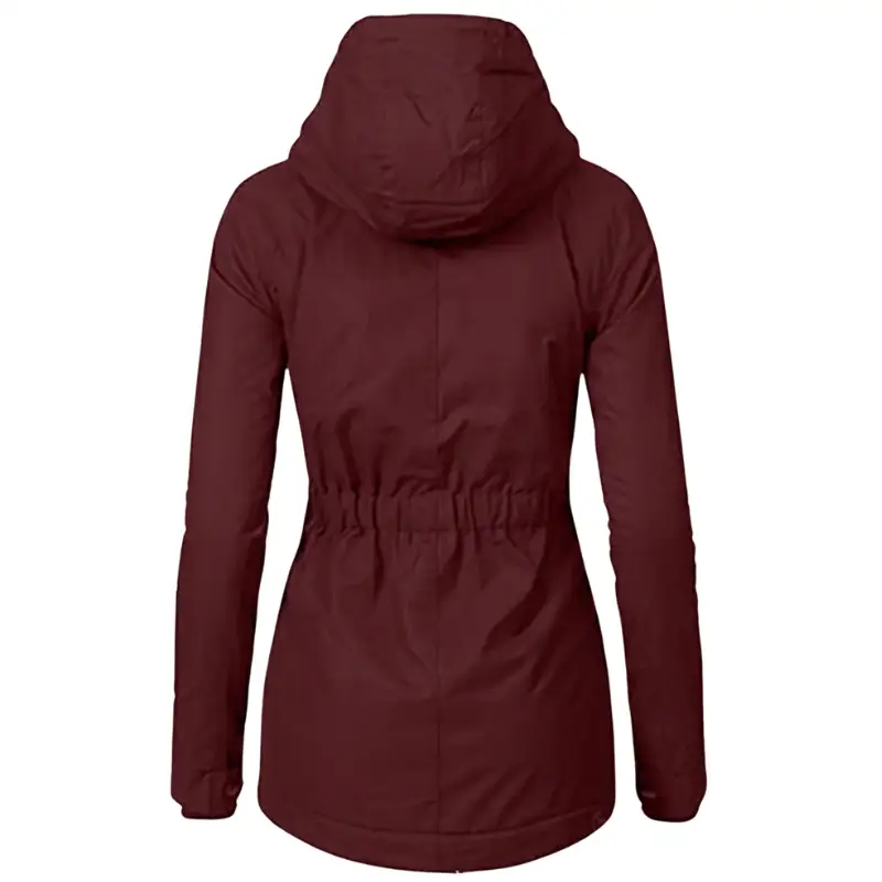 Parka femme militaire avec fourrure - Image 20