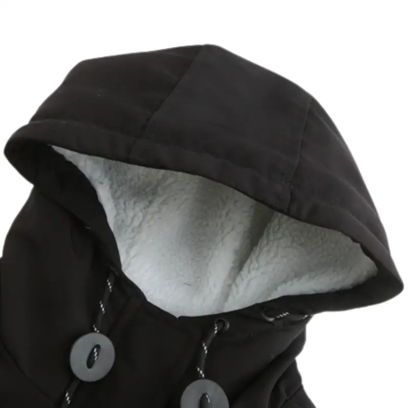 Parka femme militaire avec fourrure - Image 8