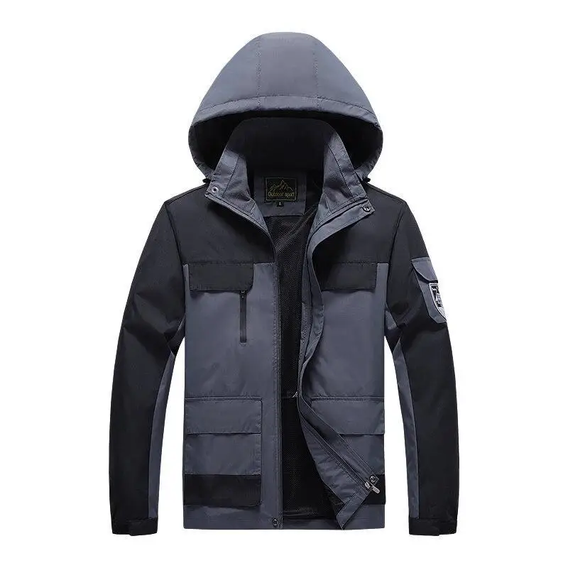Parka homme vert militaire - Image 14