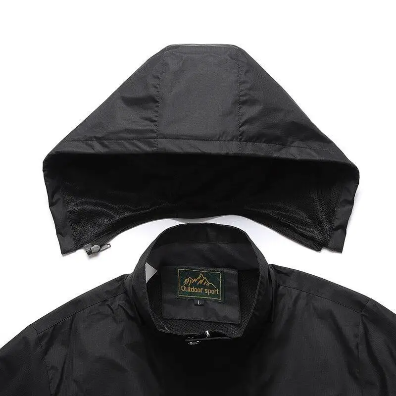 Parka homme vert militaire - Image 4