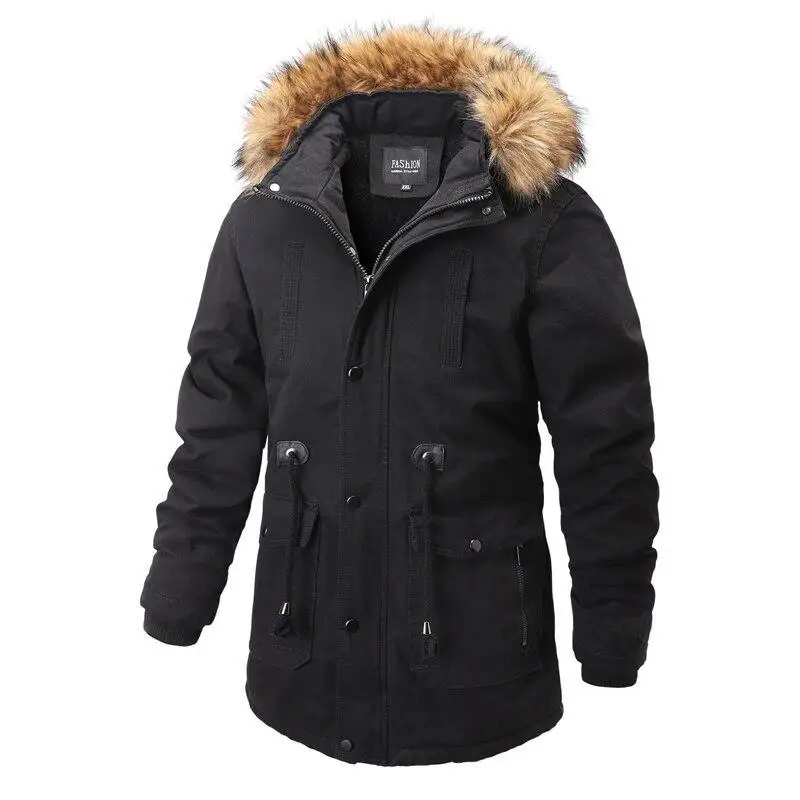 Parka militaire fourrure beige - Image 12