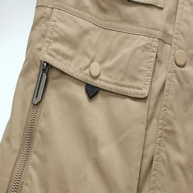 Parka militaire fourrure beige - Image 9