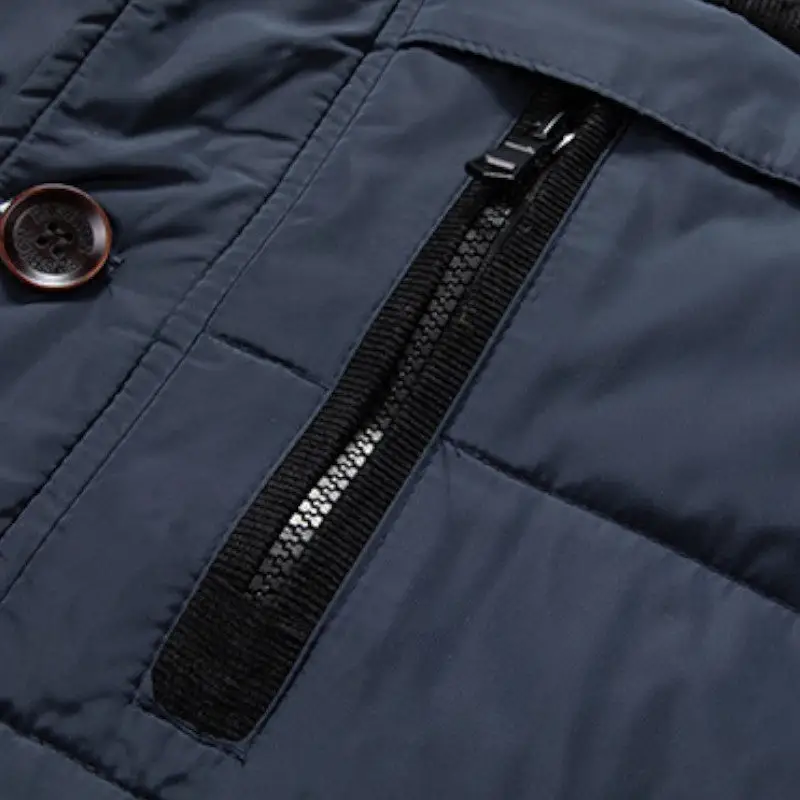 Parka militaire homme bleu - Image 4