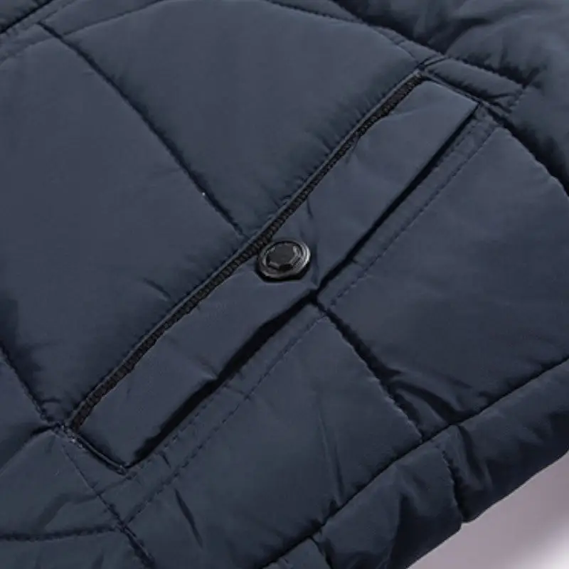 Parka militaire homme bleu - Image 5