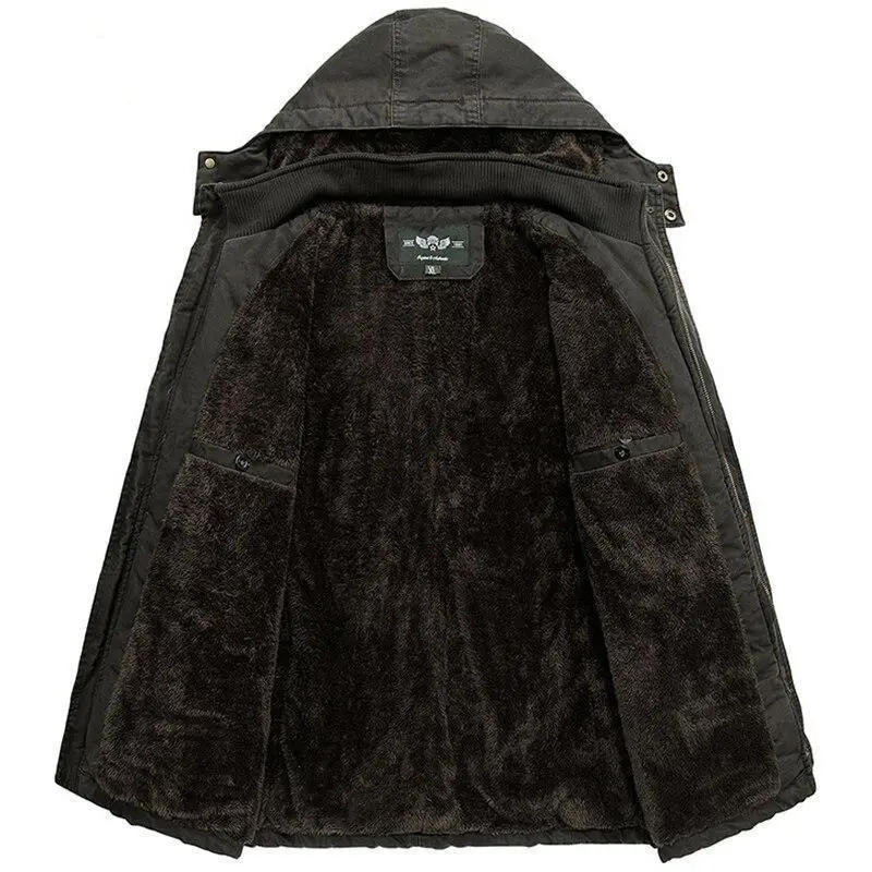 Parka militaire homme grande taille - Image 3