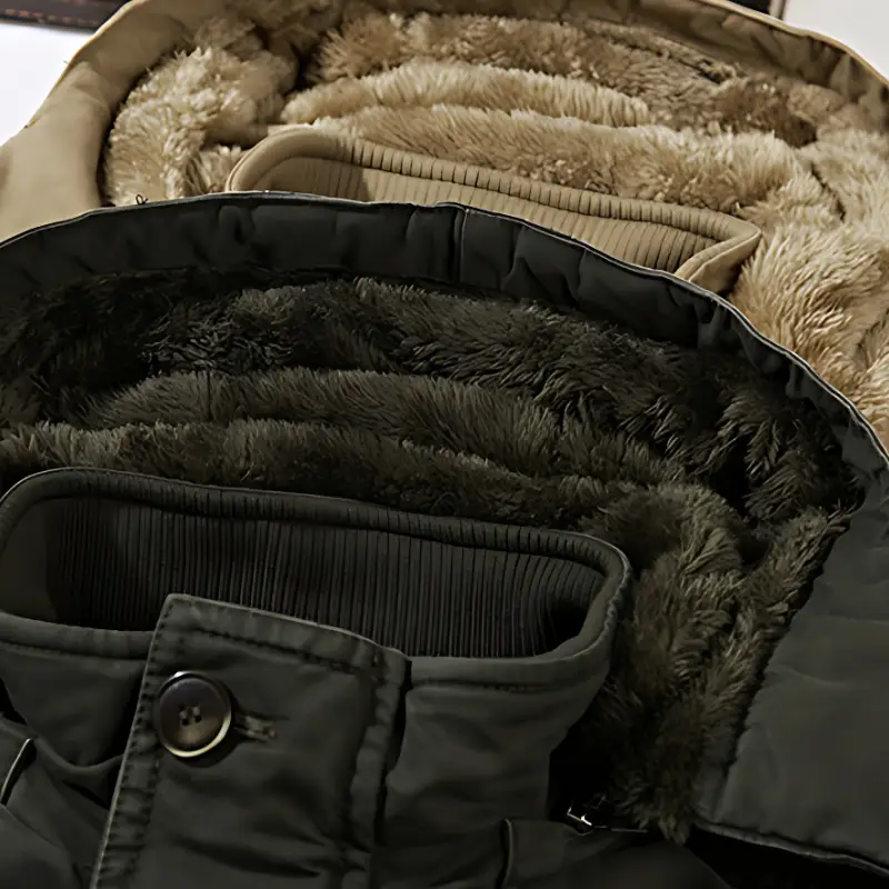 Parka militaire homme grande taille - Image 5