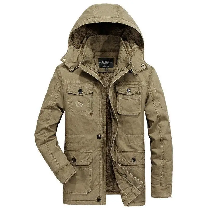 Parka militaire homme grande taille - Image 8
