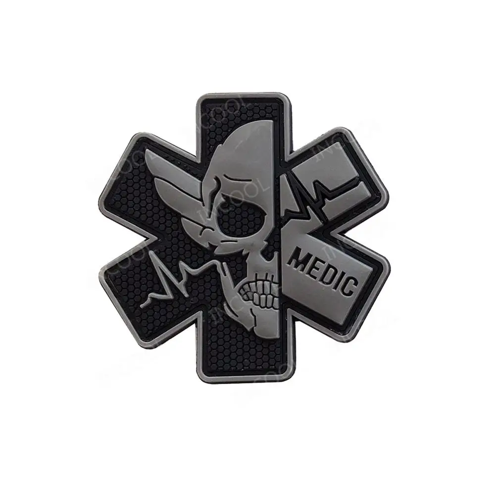 PATCH MILITAIRE - CRANE PARAMÉDICALE EN PVC 3D - Image 3