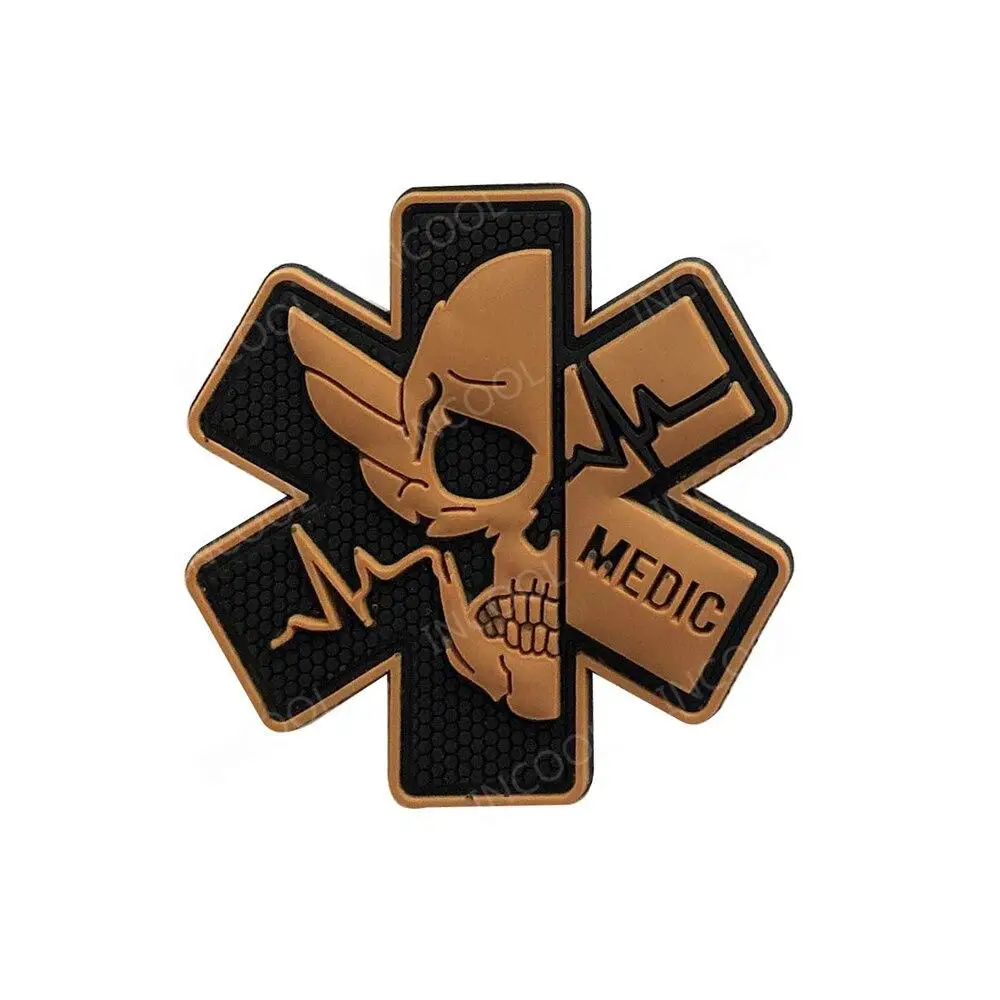 PATCH MILITAIRE - CRANE PARAMÉDICALE EN PVC 3D - Image 4