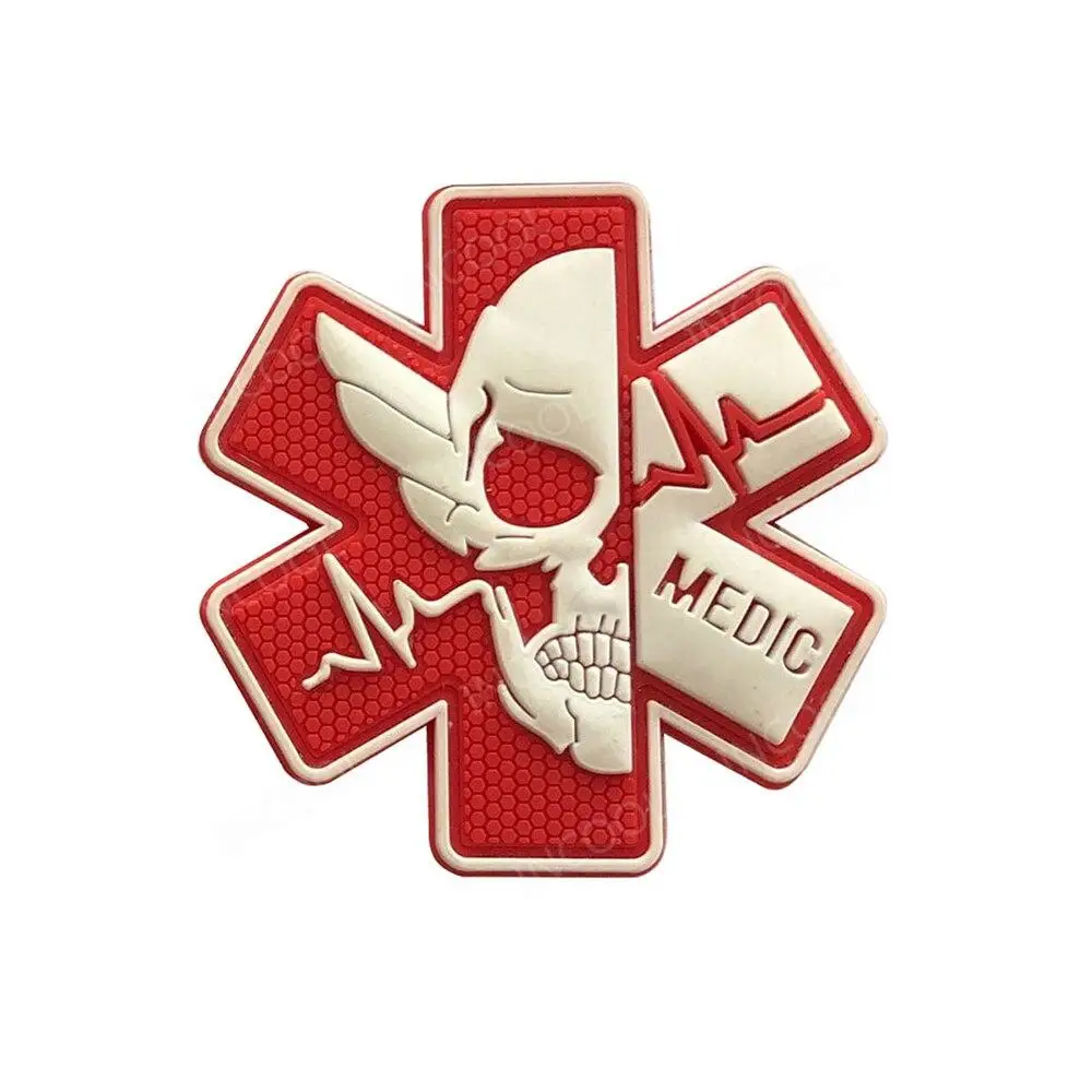 PATCH MILITAIRE - CRANE PARAMÉDICALE EN PVC 3D - Image 5