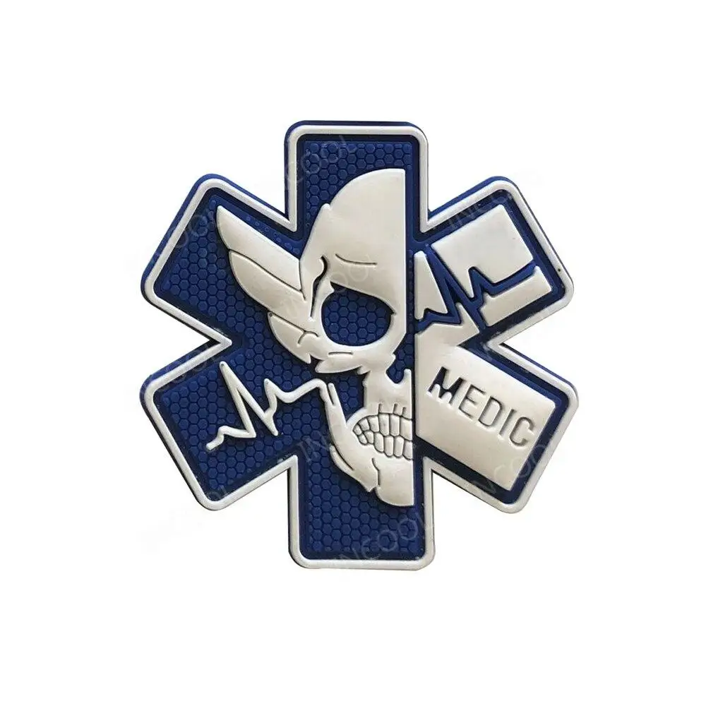 PATCH MILITAIRE - CRANE PARAMÉDICALE EN PVC 3D - Image 6