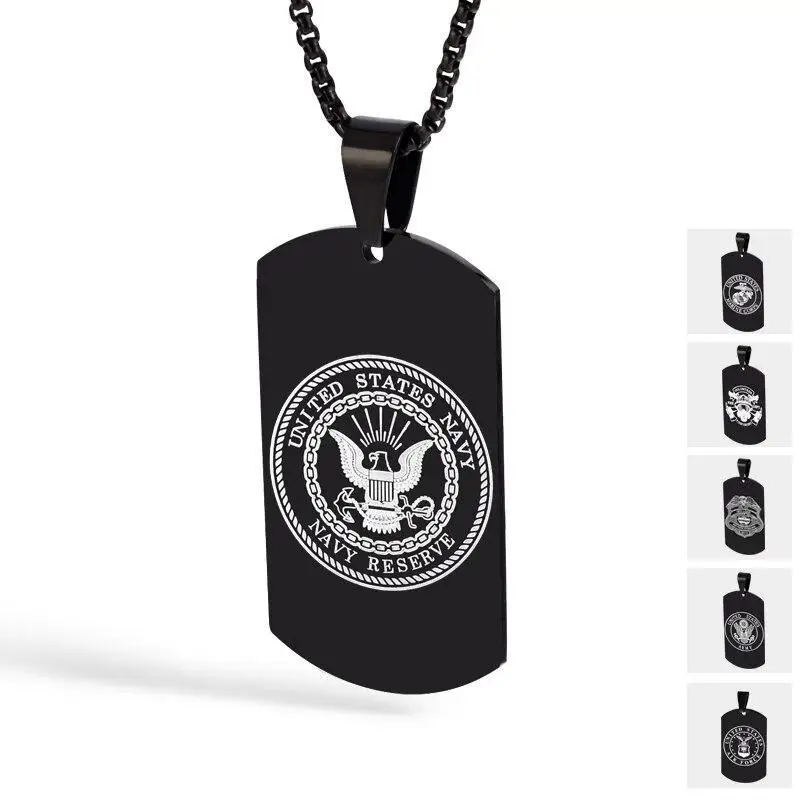 Pendentif plaque militaire - Image 6