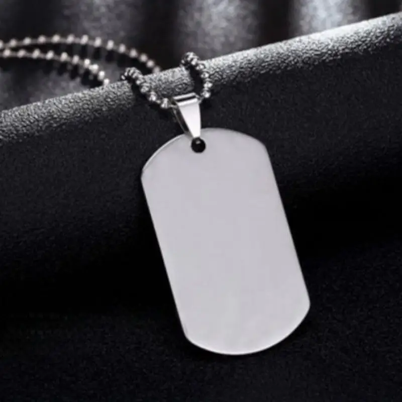 PLAQUE MILITAIRE SIMPLISTE (ACIER INOXYDABLE) - Image 4
