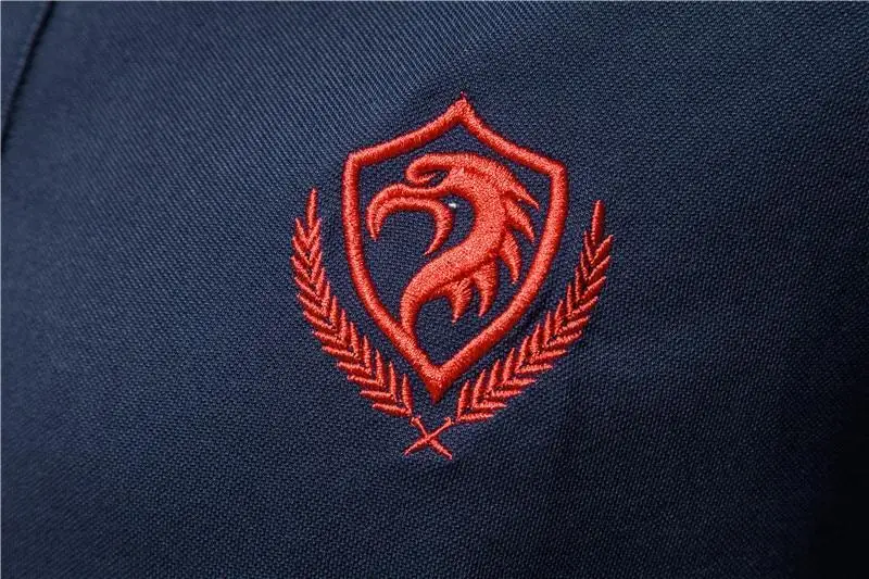 Polo bleu marine militaire - Image 3