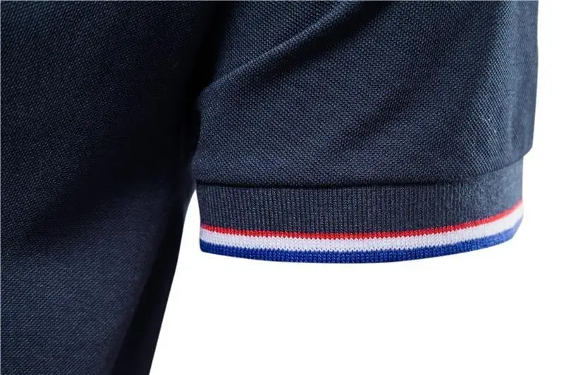 Polo bleu marine militaire - Image 5