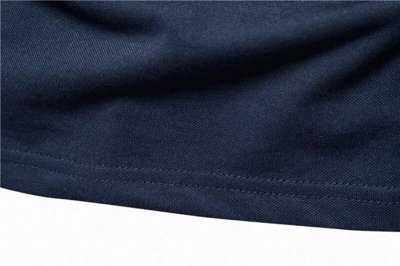 Polo bleu marine militaire - Image 6