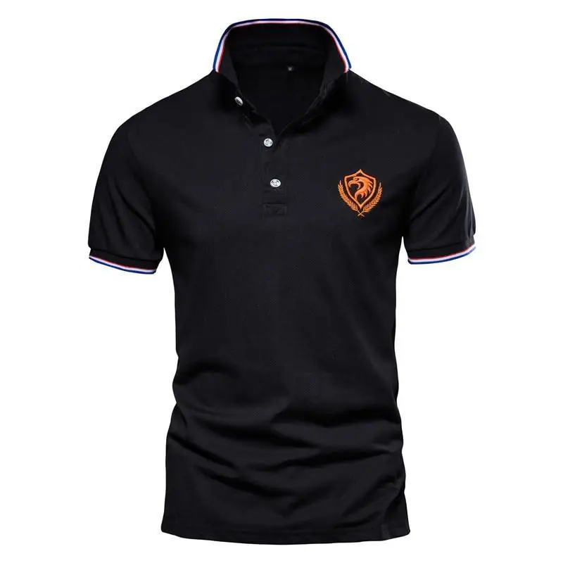 Polo bleu marine militaire - Image 7
