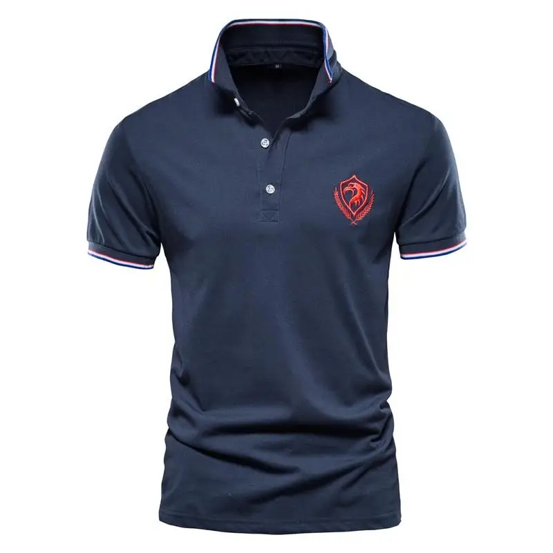 Polo bleu marine militaire - Image 8