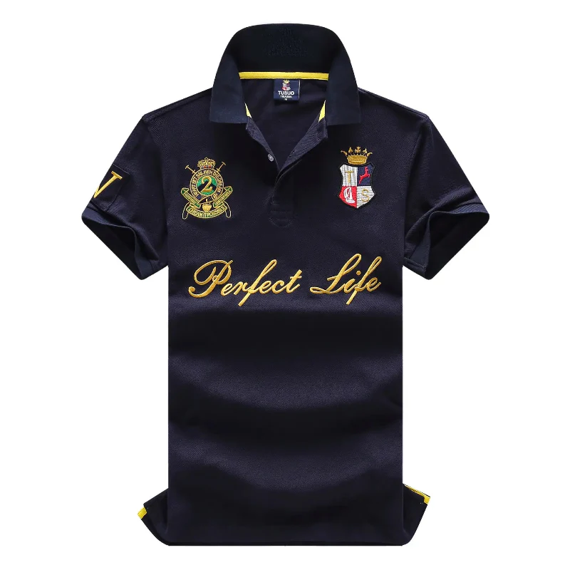 Polo bleu marine police