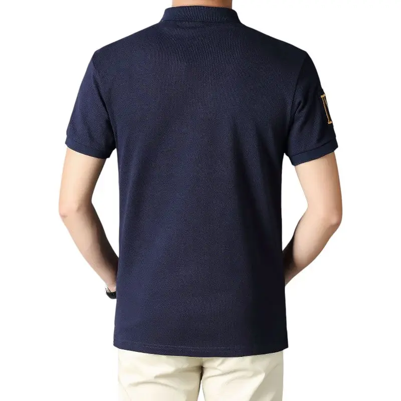 Polo bleu marine police - Image 4