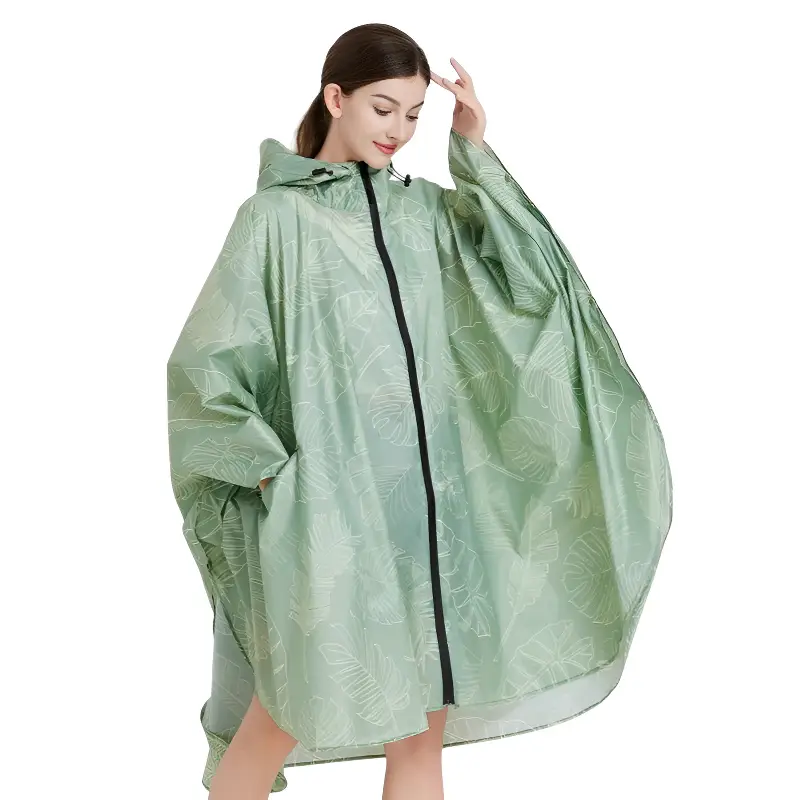Poncho de pluie femme coupe-vent - Image 2