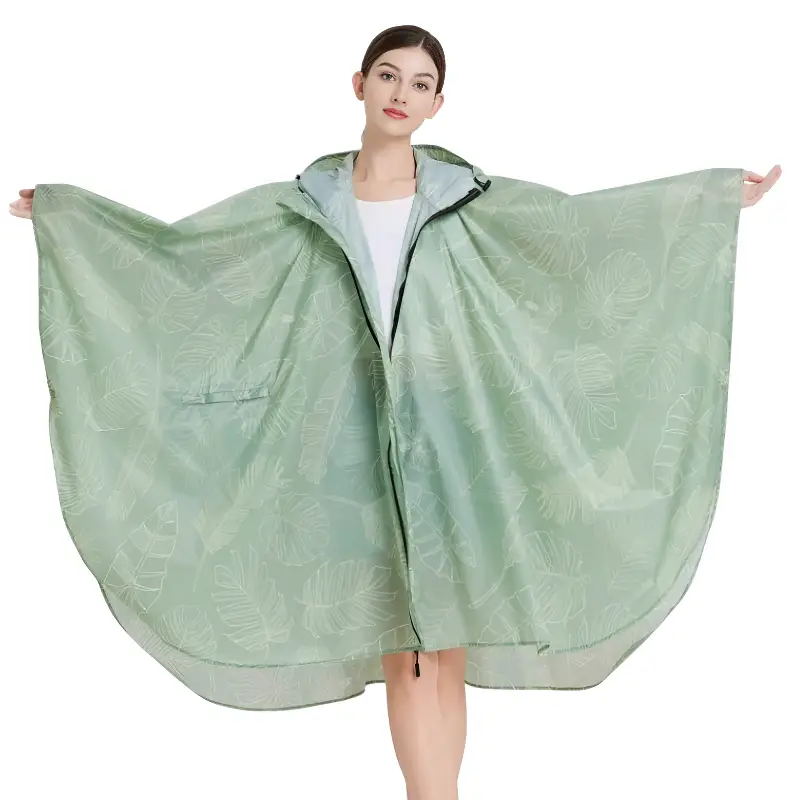 Poncho de pluie femme coupe-vent - Image 4