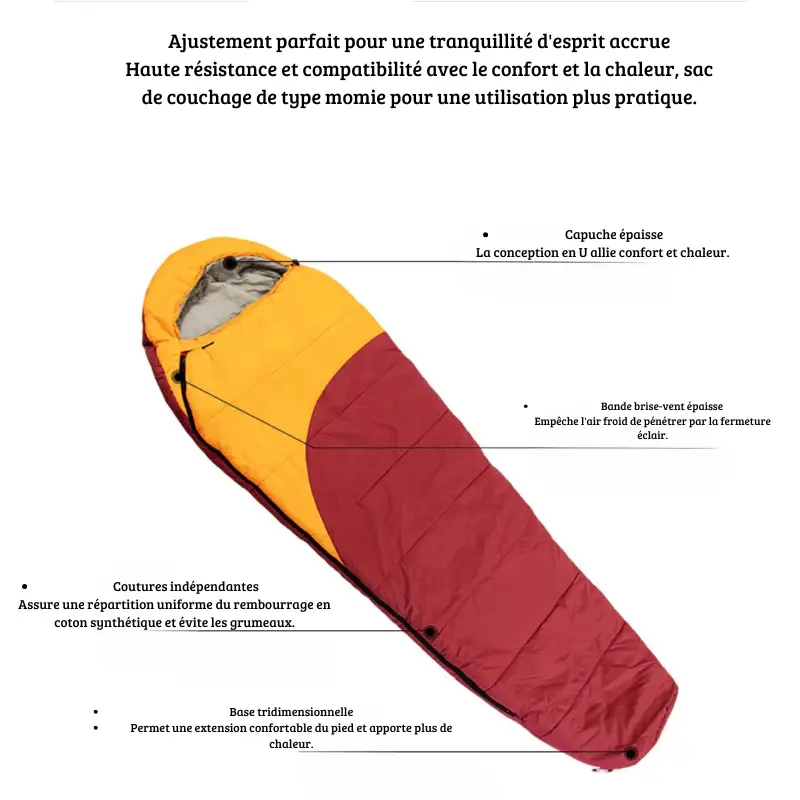Sac de couchage hiver duvet - Image 7