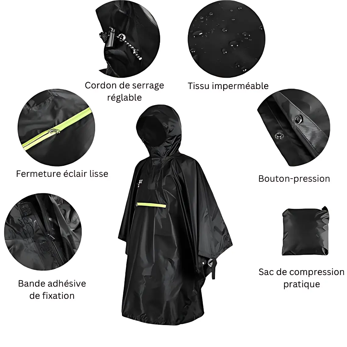 Poncho randonnée homme - Image 9