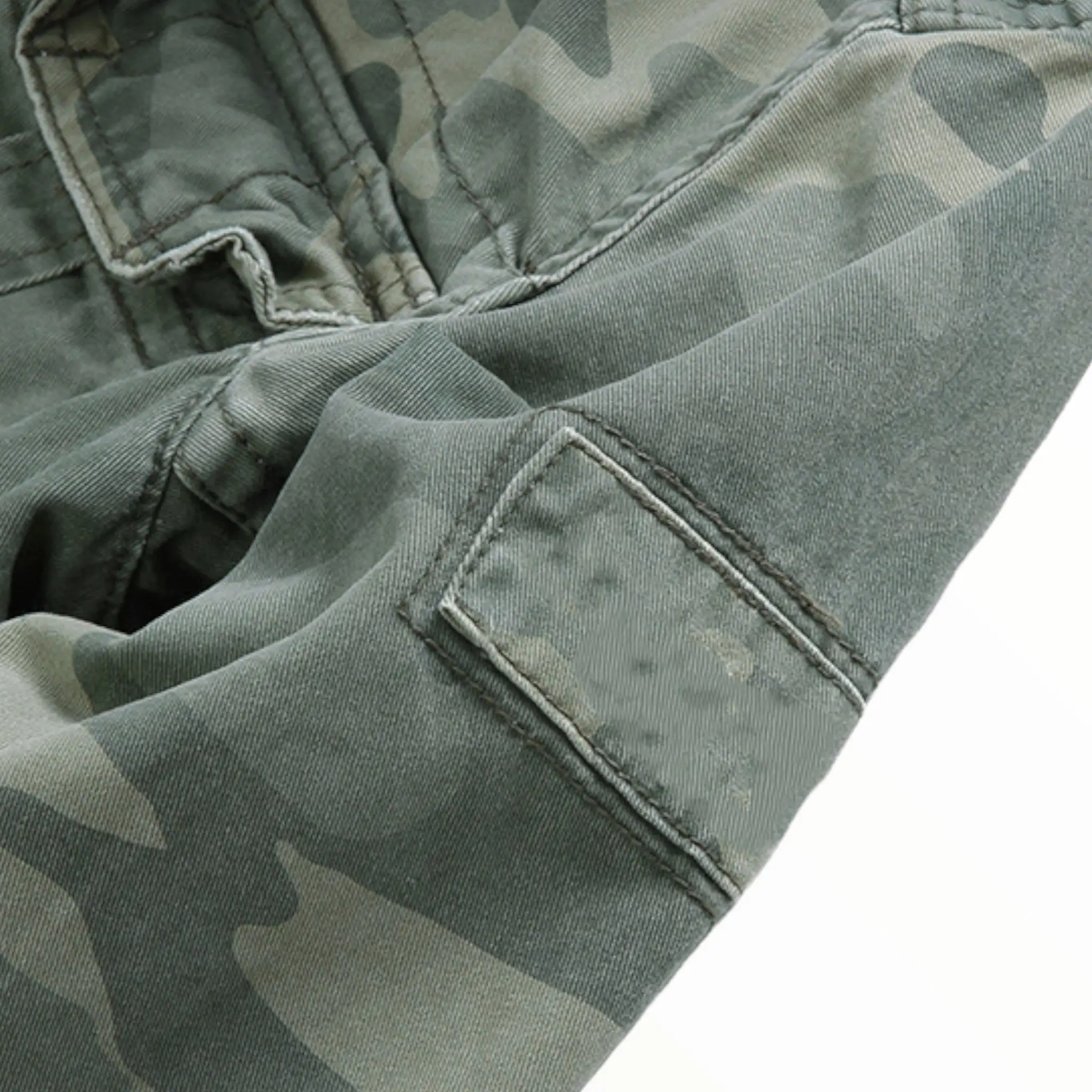 Veste militaire homme vert - Image 5