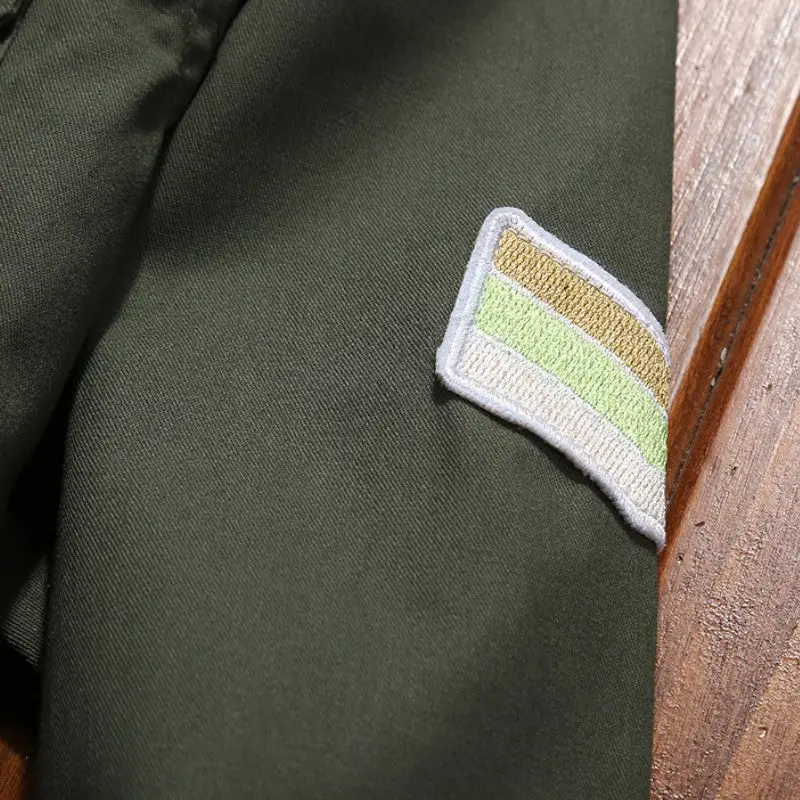 Pull vert militaire homme - Image 10