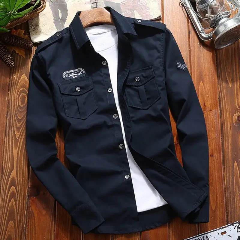 Pull vert militaire homme - Image 12