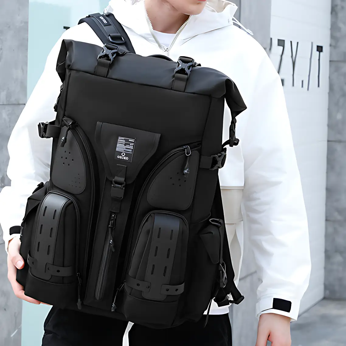 Sac à dos imperméable multi-poches - Image 14