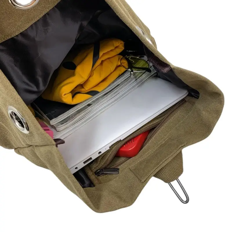 Sac a dos kaki pour homme - Image 20