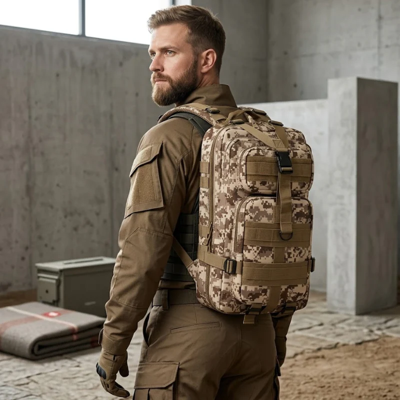 SAC A DOS MILITAIRE - IMPERMÉABLE - Image 15